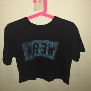 Black crop top